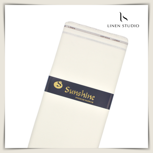 Netted Poly-Viscose Fabric - Cream - Linen Studio