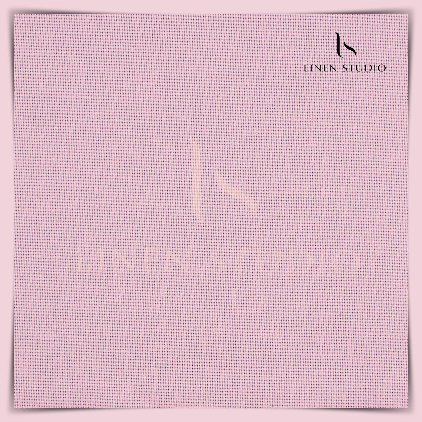 Netted Poly-Viscose Fabric - Pink - Linen Studio