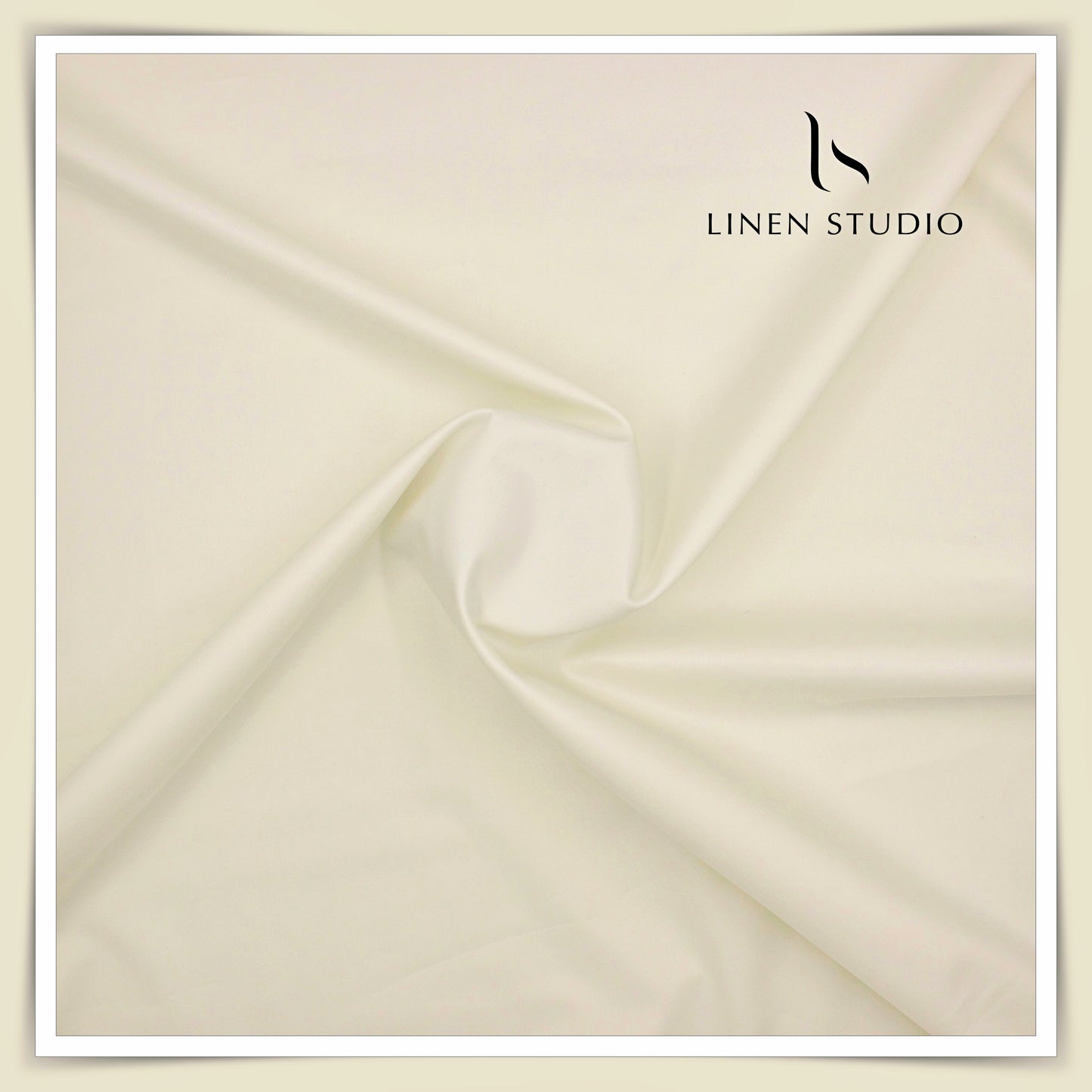 Tessitura Monti 2 PLY 140's Finest Supima Cotton TWILL Shirting - Darkest Cream (NEW)