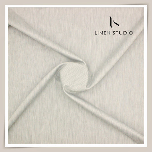 Tessitura Monti 100% Superfine 80's Giza Cotton Shirting - Melange Gray (NEW) (Limited Stock)