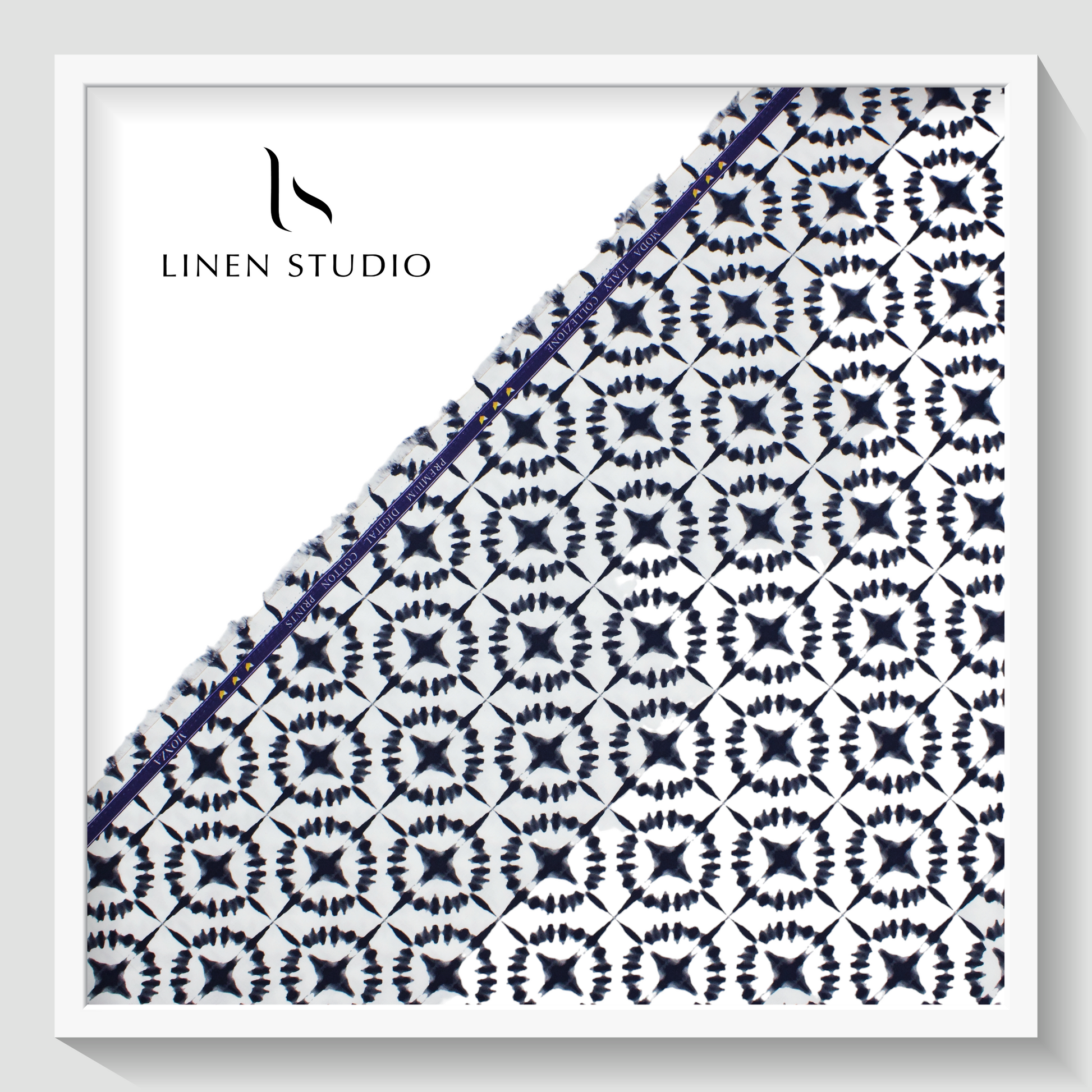 100% Luxury Cotton Printed Shirting - 05 - Linen Studio