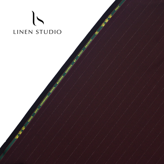 120's Luxurious Wool Suiting by Scott Gazatte - Italy - Linen Studio