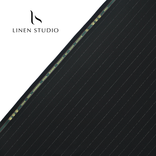 120's Luxurious Wool Suiting by Scott Gazatte - Italy - Linen Studio