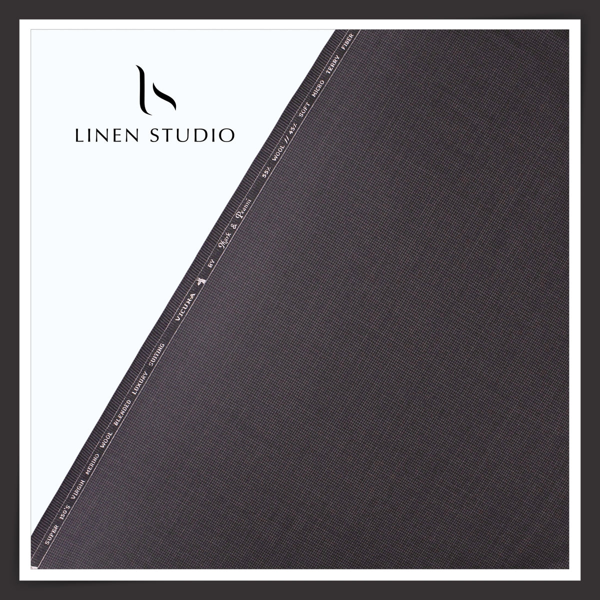 70 CM SUITING - SUPER 150'S VICUNA BY MARK & PEANNI 55% WOOL 45% MICRO TERRY EB 105 (FLAT RATE)