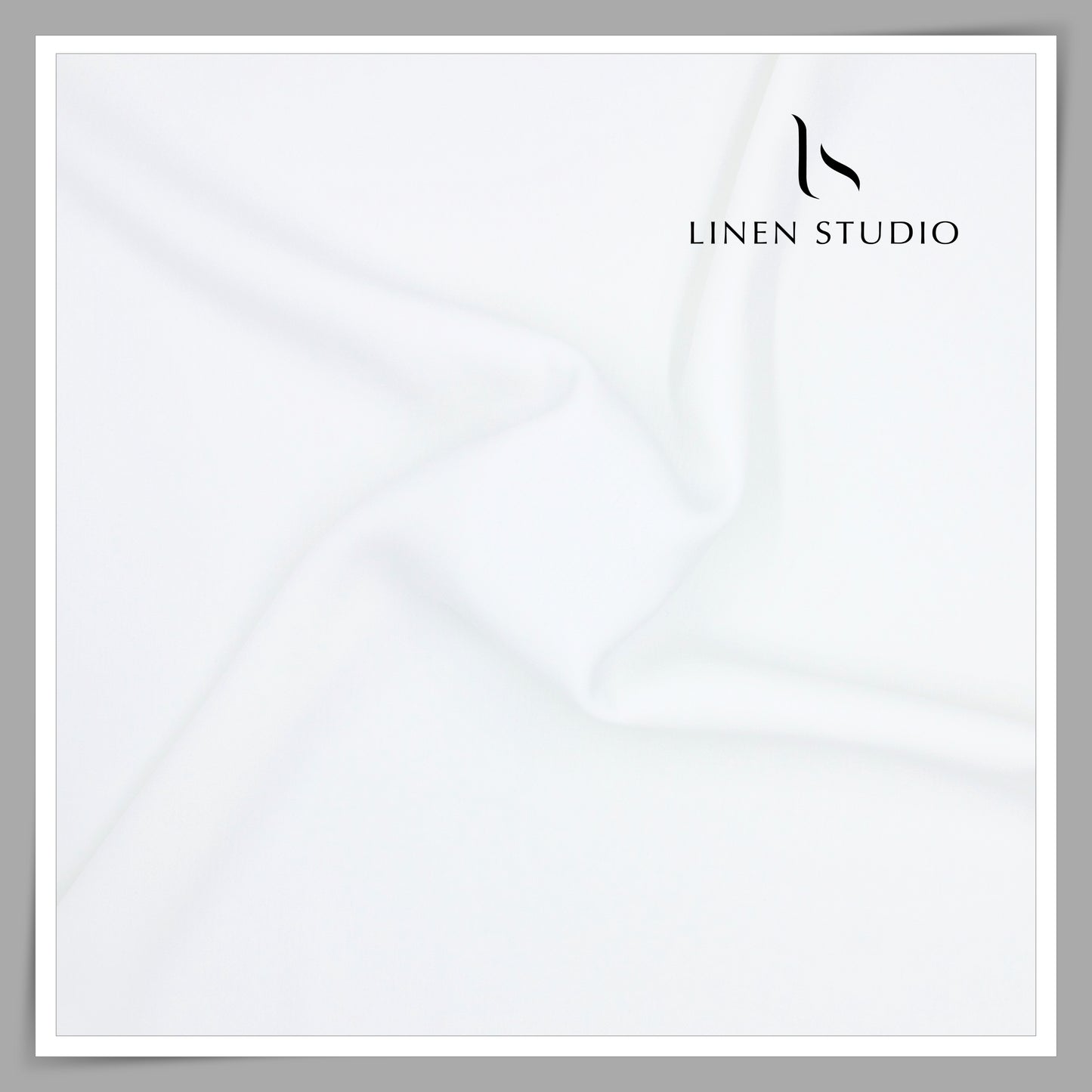 Premium Self Striped Lachka Wrinkle Free Suiting by M&P - Bright White (NEW) (ZOOM IN)