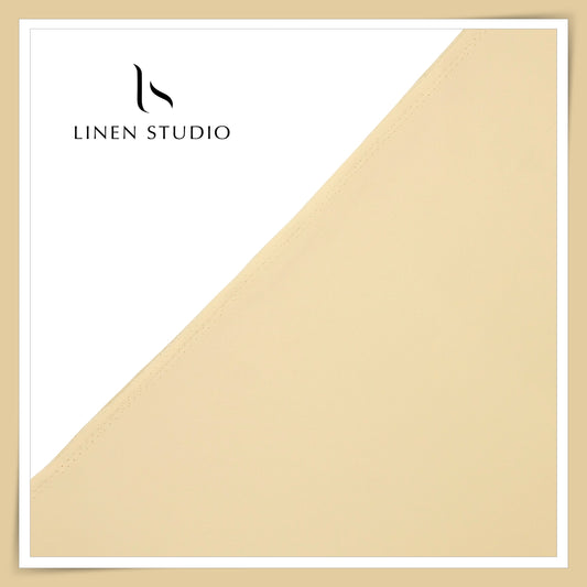 Premium Self Striped Lachka Wrinkle Free Suiting by M&P - Light Hampton (NEW) (ZOOM IN)