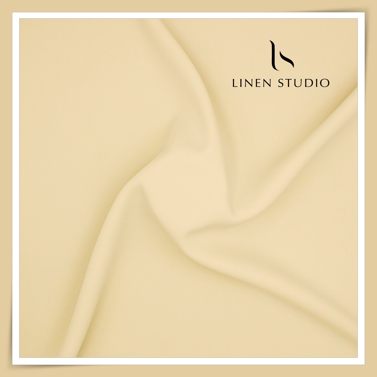 Premium Self Striped Lachka Wrinkle Free Suiting by M&P - Light Hampton (NEW) (ZOOM IN)