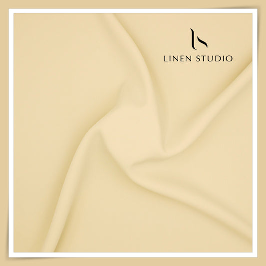 Premium Self Striped Lachka Wrinkle Free Suiting by M&P - Light Hampton (NEW) (ZOOM IN)