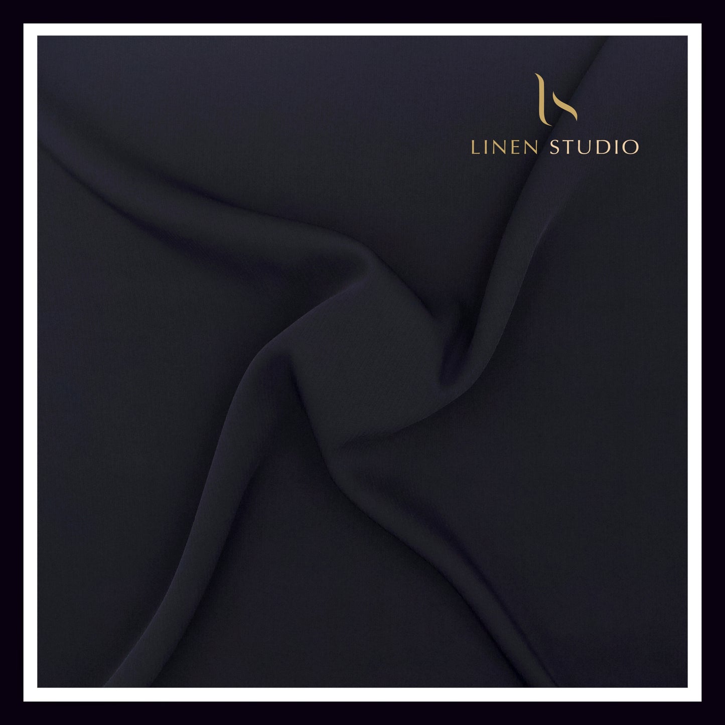 Premium Self Striped Lachka Wrinkle Free Suiting by M&P - Navy Blue (NEW) (ZOOM IN)