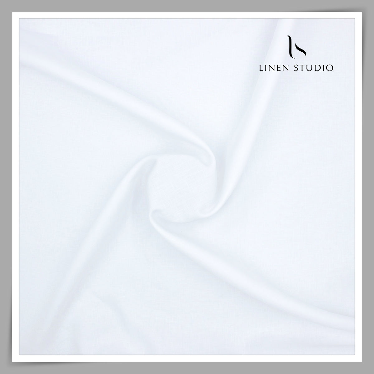 Burgoyne Pure Linen 100 Lea Shirting - Super White (Premium) (NEW)