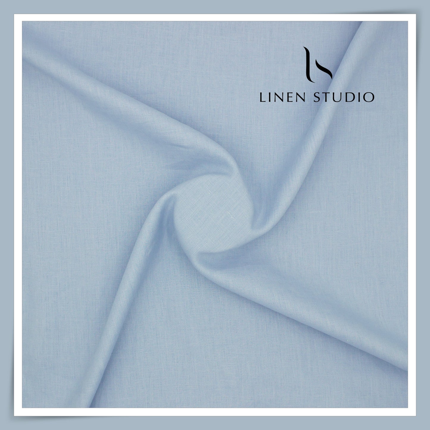 70 Lea Plain Colour Shirting by Linen Club - Casper Blue (NEW) (Limited Stock)