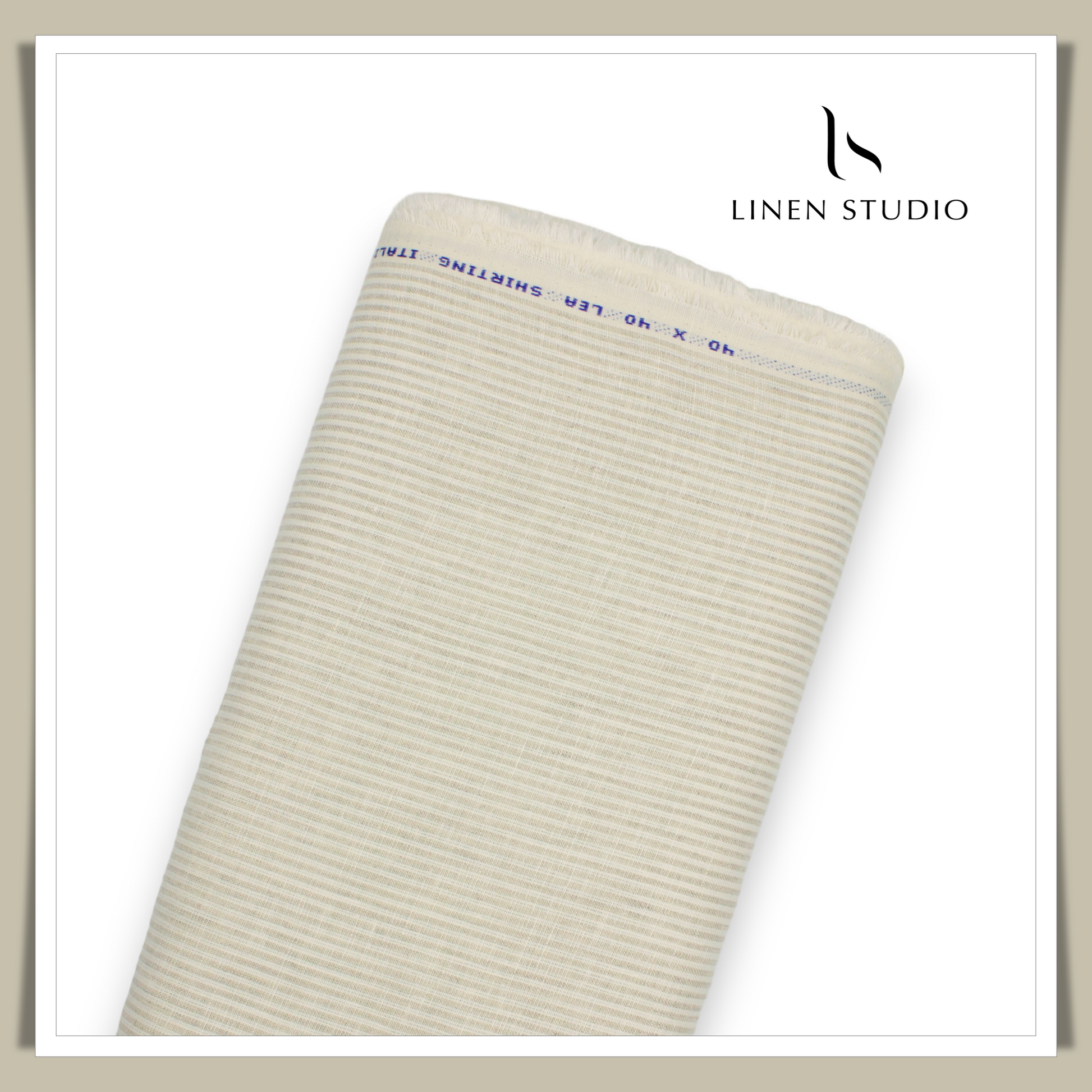 40 Lea Italian Linen Stripes 02 - Linen Studio