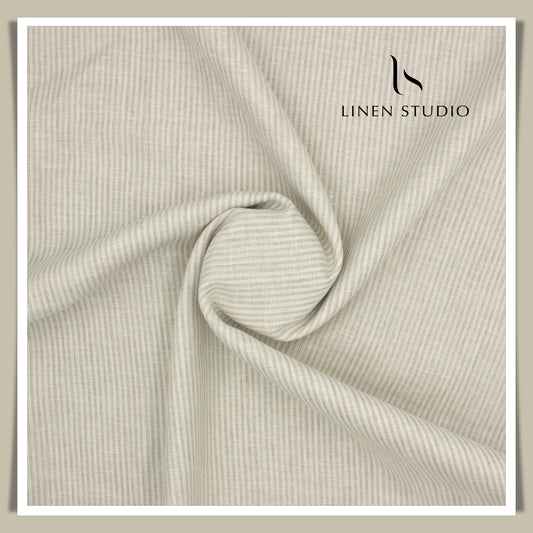 40 Lea Italian Linen Stripes 02 - Linen Studio
