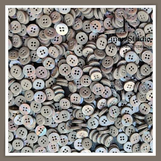 Round Rim 4 Hole Designers Choice Shirt Buttons - P14 SG005 16L