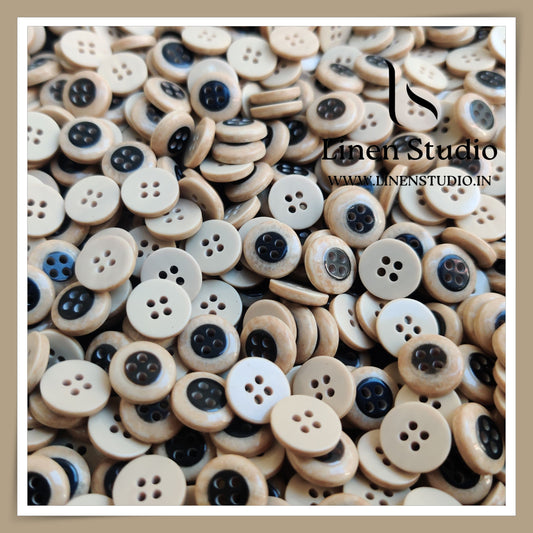 Round Rim 4 Hole Marble Shirt Buttons - P34A SG024A 18L(1)