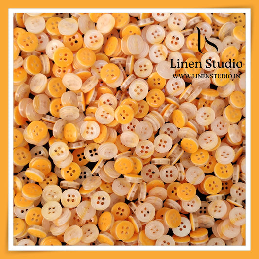 Round Rim 4 Hole Marble Shirt Buttons - P34F SG029 16L