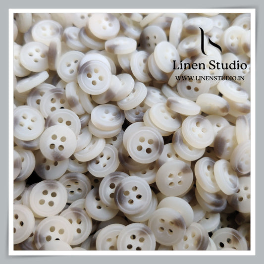 Round Rim 4 Hole Rod Shirt Buttons -P37J SG013 18L