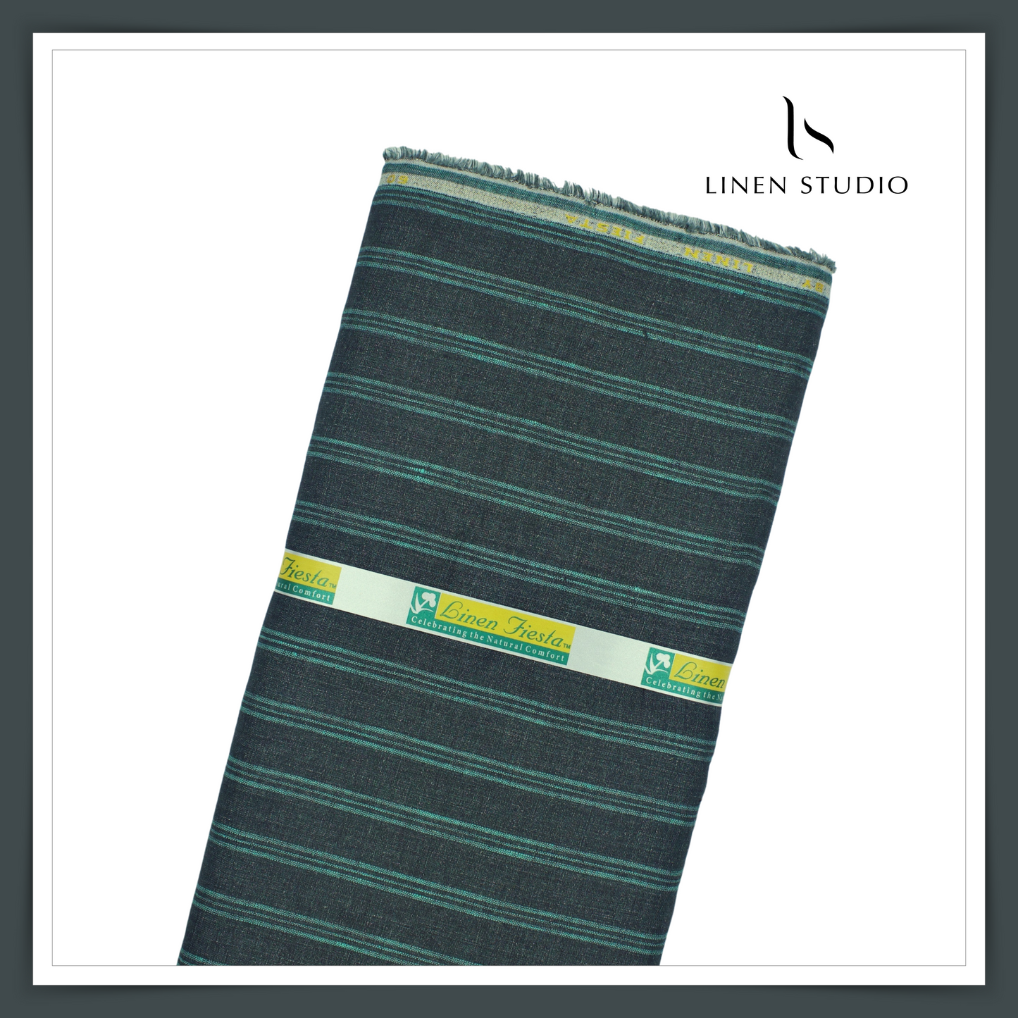 Perth 4049/101 - 60 Lea Pure Linen Stripes - Linen Studio