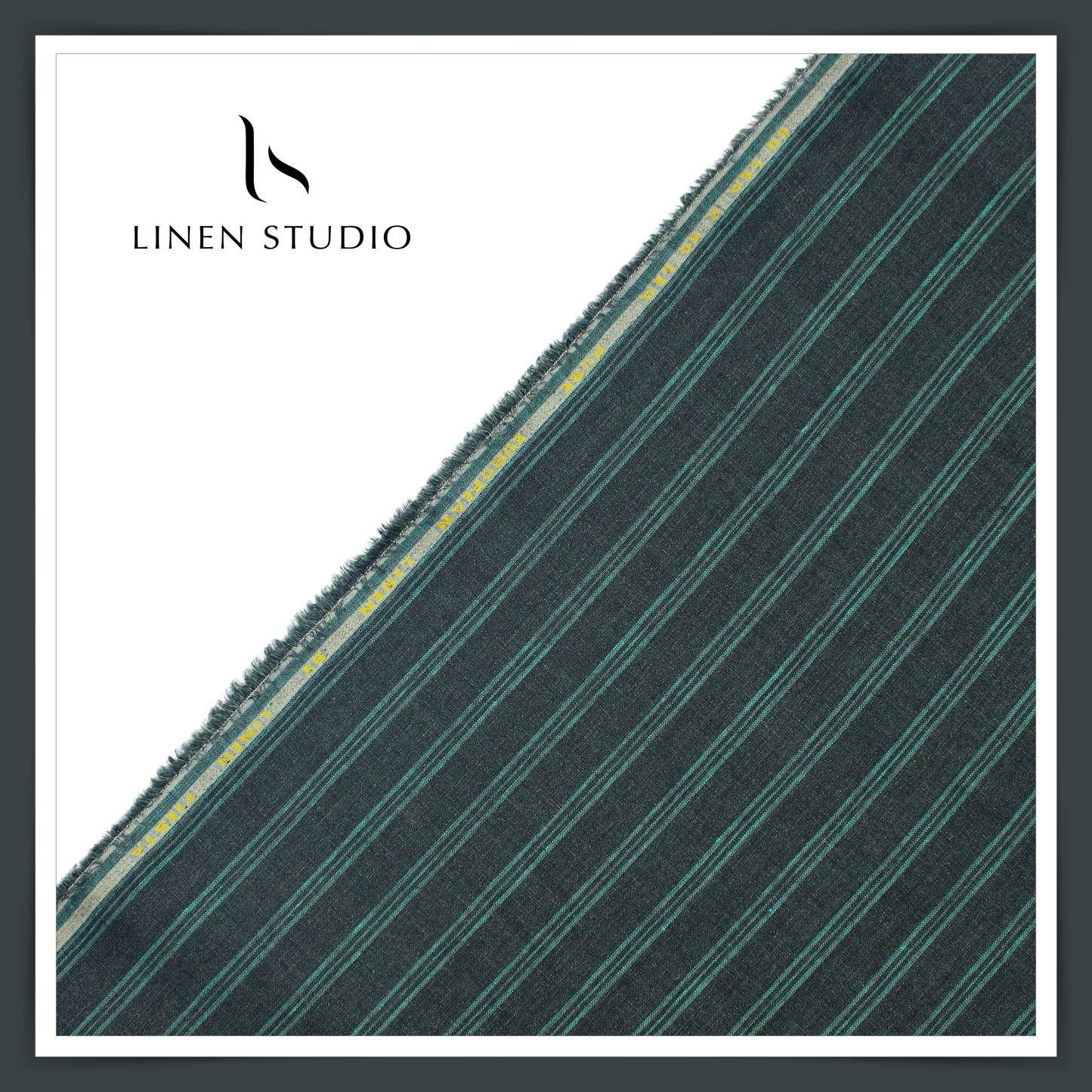 Perth 4049/101 - 60 Lea Pure Linen Stripes - Linen Studio