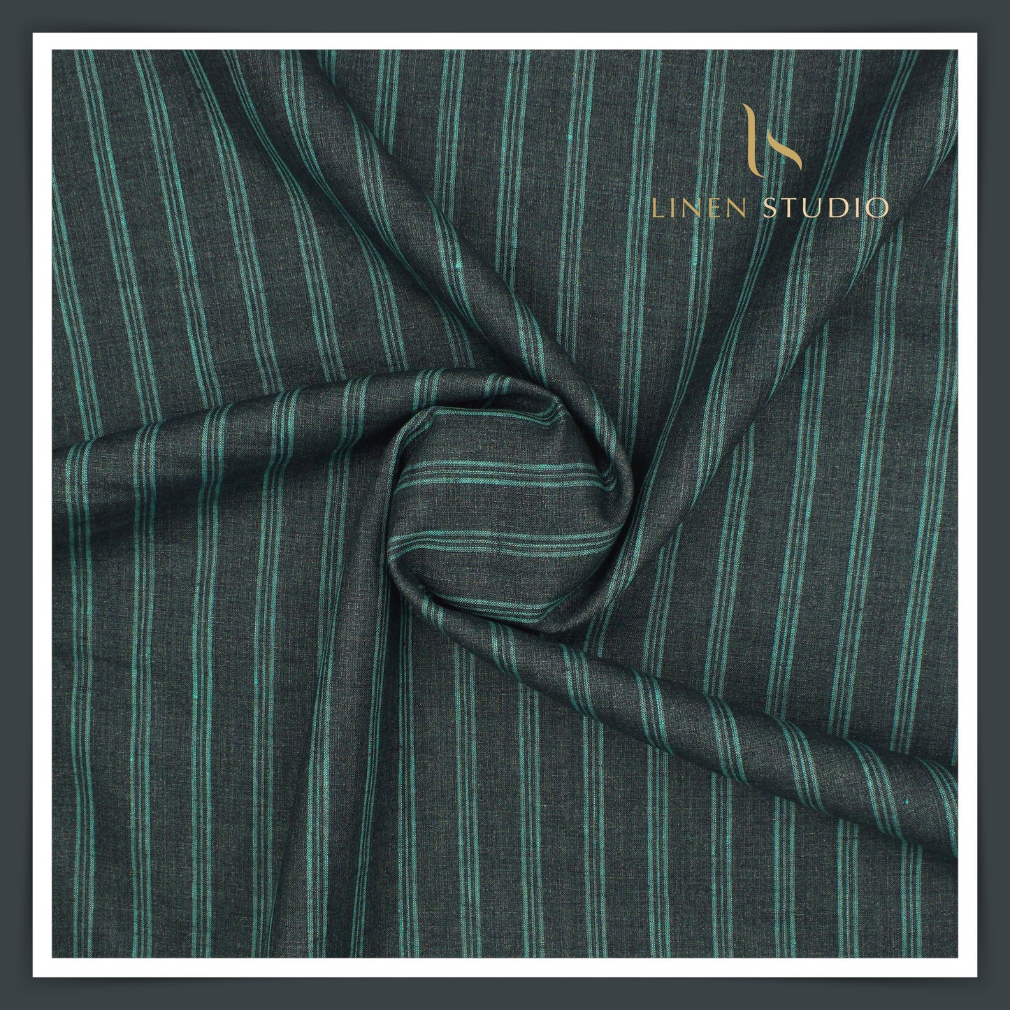 Perth 4049/101 - 60 Lea Pure Linen Stripes - Linen Studio