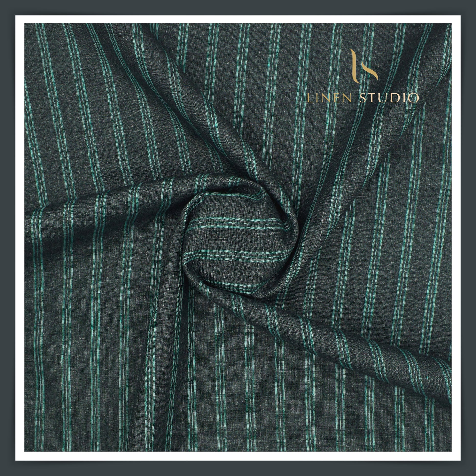 Perth 4049/101 - 60 Lea Pure Linen Stripes - Linen Studio