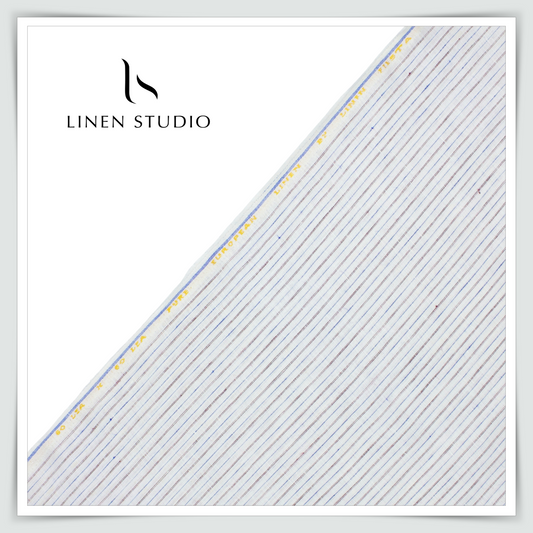 Provence 14396 - 60 Lea Pure Linen Stripes - Linen Studio
