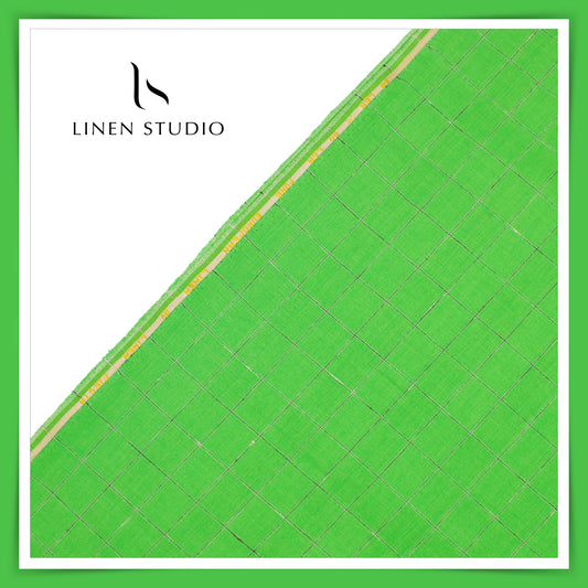 Provence 14815/102 - 60 Lea Pure Linen Checks - Linen Studio