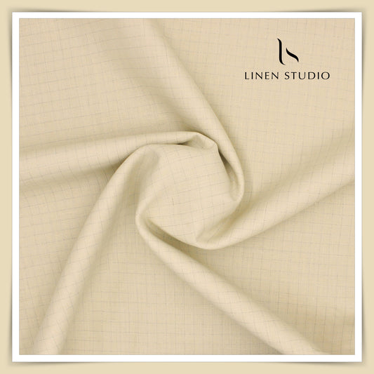 Provence 15048/102 - 60 Lea with Silver Zari - Linen Studio