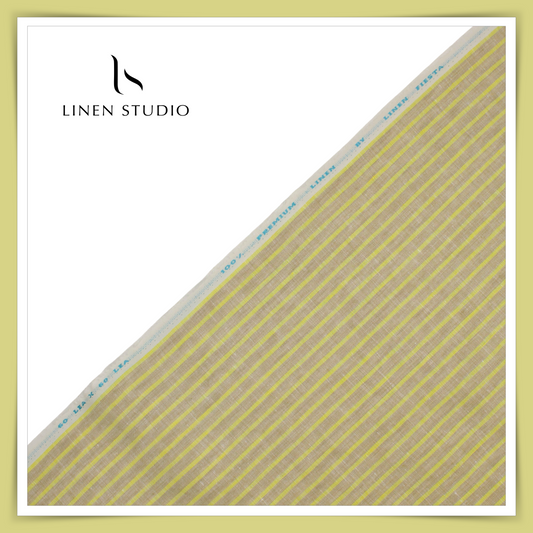 Provence 15069 - 60 Lea Pure Linen Stripes - Linen Studio