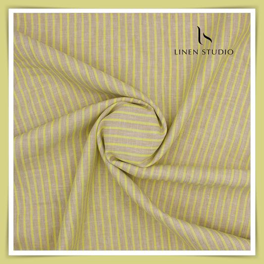 Provence 15069 - 60 Lea Pure Linen Stripes - Linen Studio
