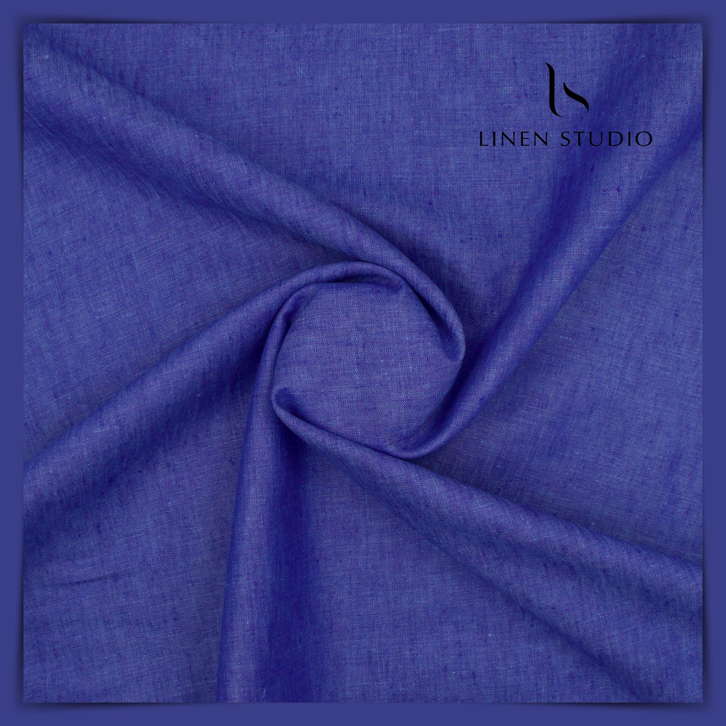 Pure Linen Suiting - Lapis Blue - Linen Studio