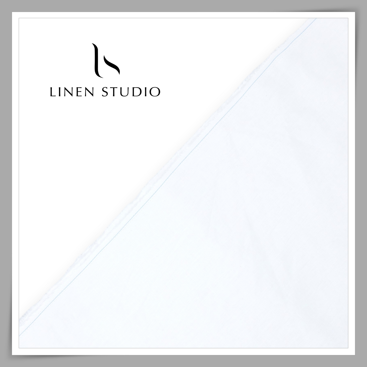Linen Club 30 Lea Pure Linen Suiting Fabric W/O SEL -  Bright White (30% SALE) (NEW) (Most Selling)