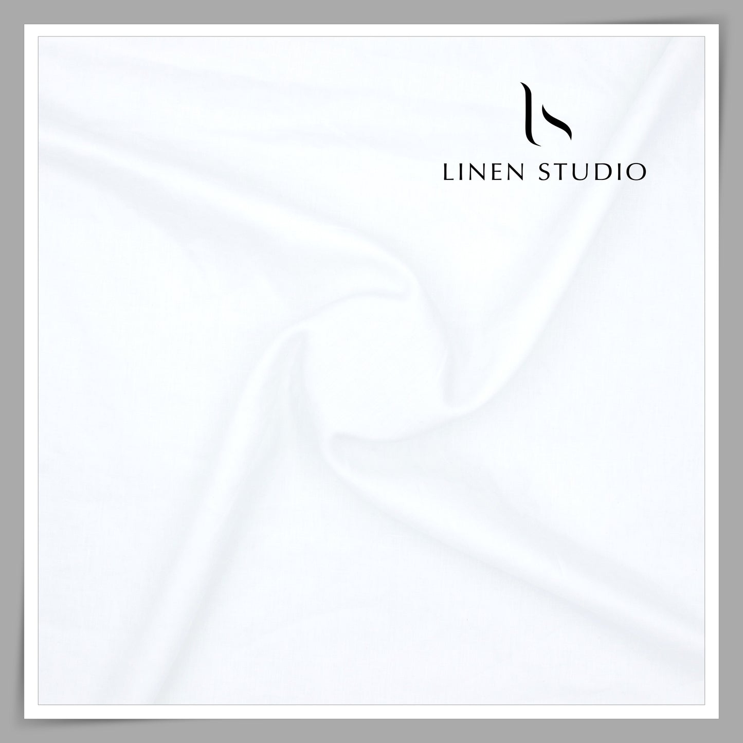 Linen Club 30 Lea Pure Linen Suiting Fabric W/O SEL -  Bright White (30% SALE) (NEW) (Most Selling)
