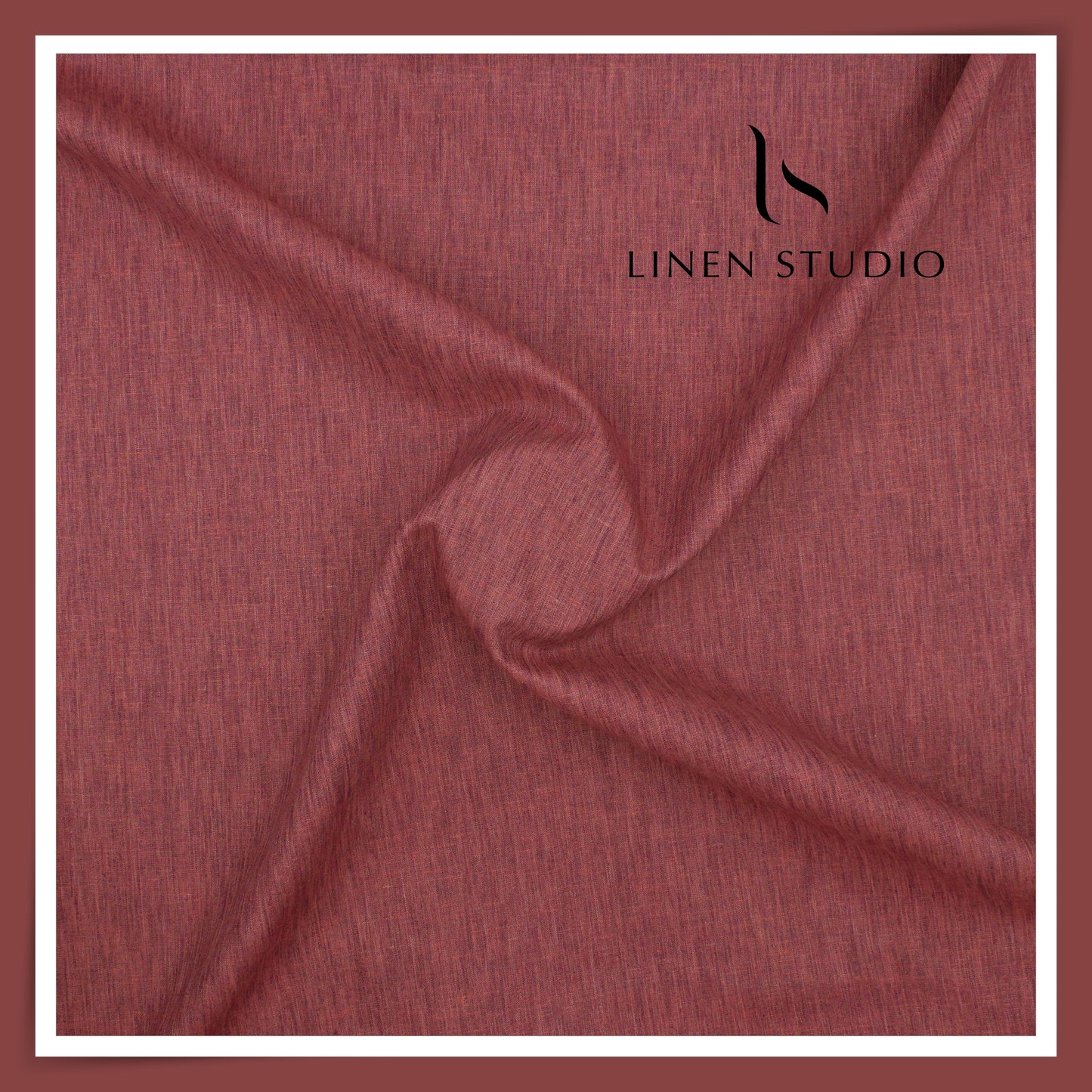 Fusion Fabric by Linen Fiesta, Cotton 70% & Linen 30% - Spicy Red (NEW)