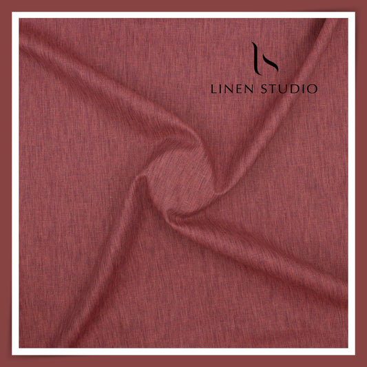 Fusion Fabric by Linen Fiesta, Cotton 70% & Linen 30% - Spicy Red (NEW)
