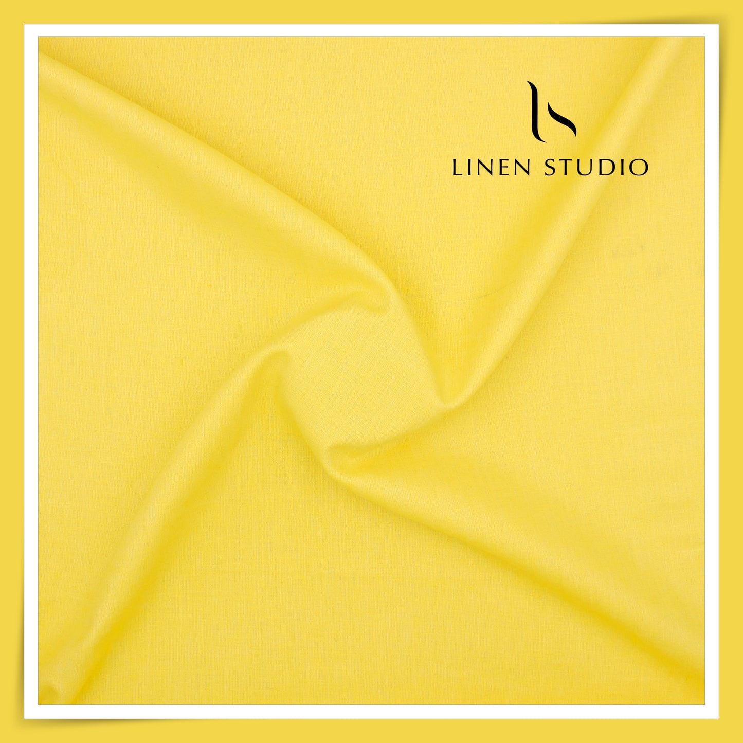 Fusion Fabric by Linen Fiesta, Cotton 70% & Linen 30% - Naples Yellow (NEW)