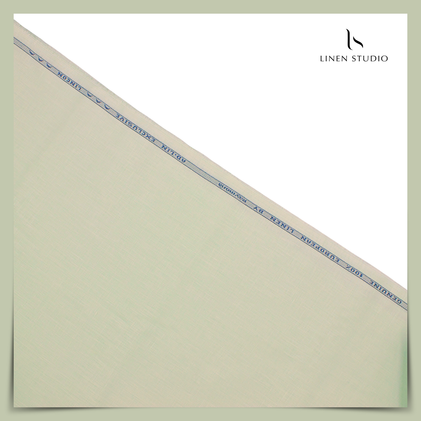 Raymonds 70 Lea Pure Linen Shirting - Light Sea Green (NEW)