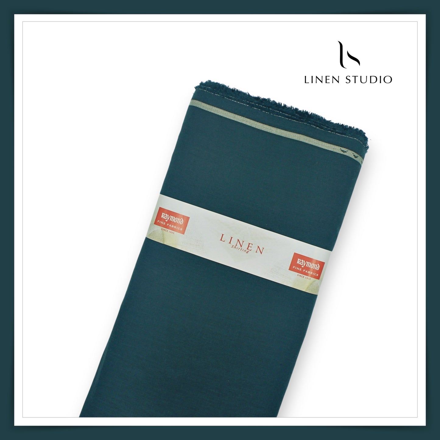 Raymonds 70 Lea Pure Linen Shirting - Dark Dianne (NEW)