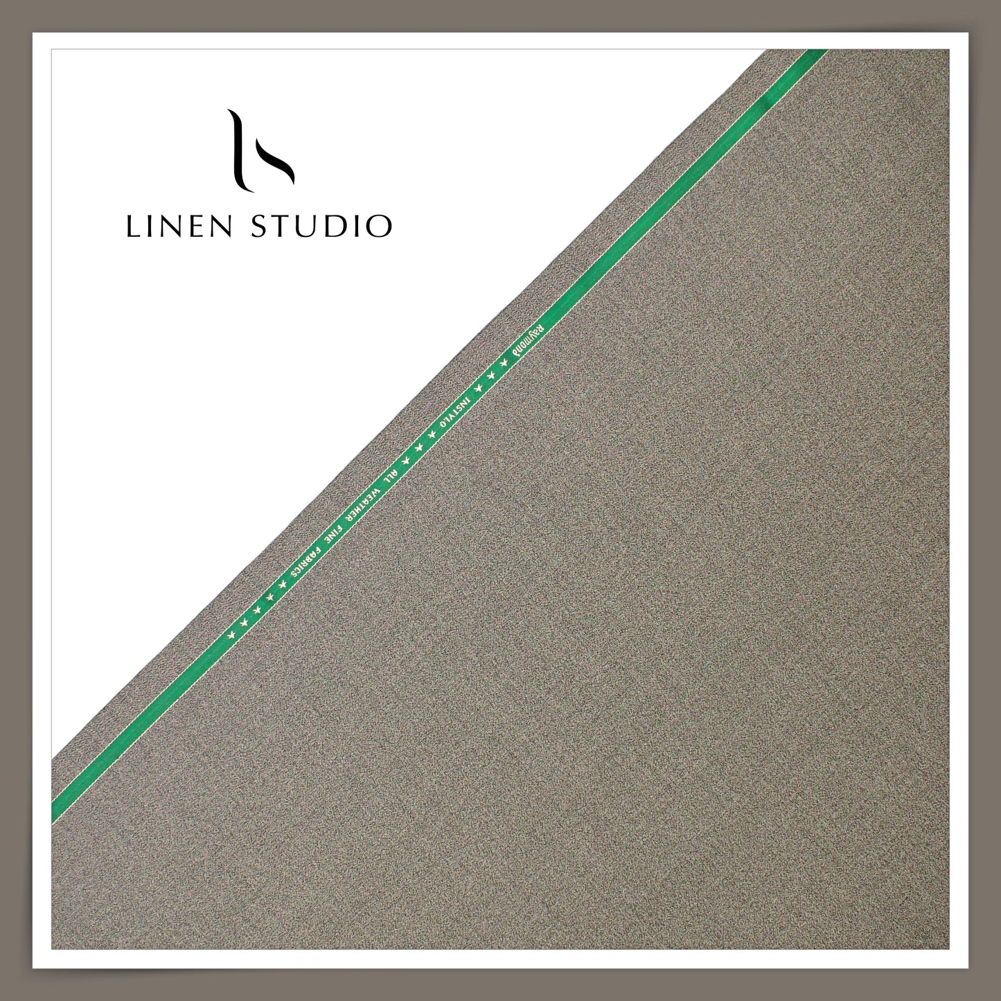 Raymond Fine PolyViscose Wrinkle Free Suiting - Sandstone Texture (NEW) (Zoom In)