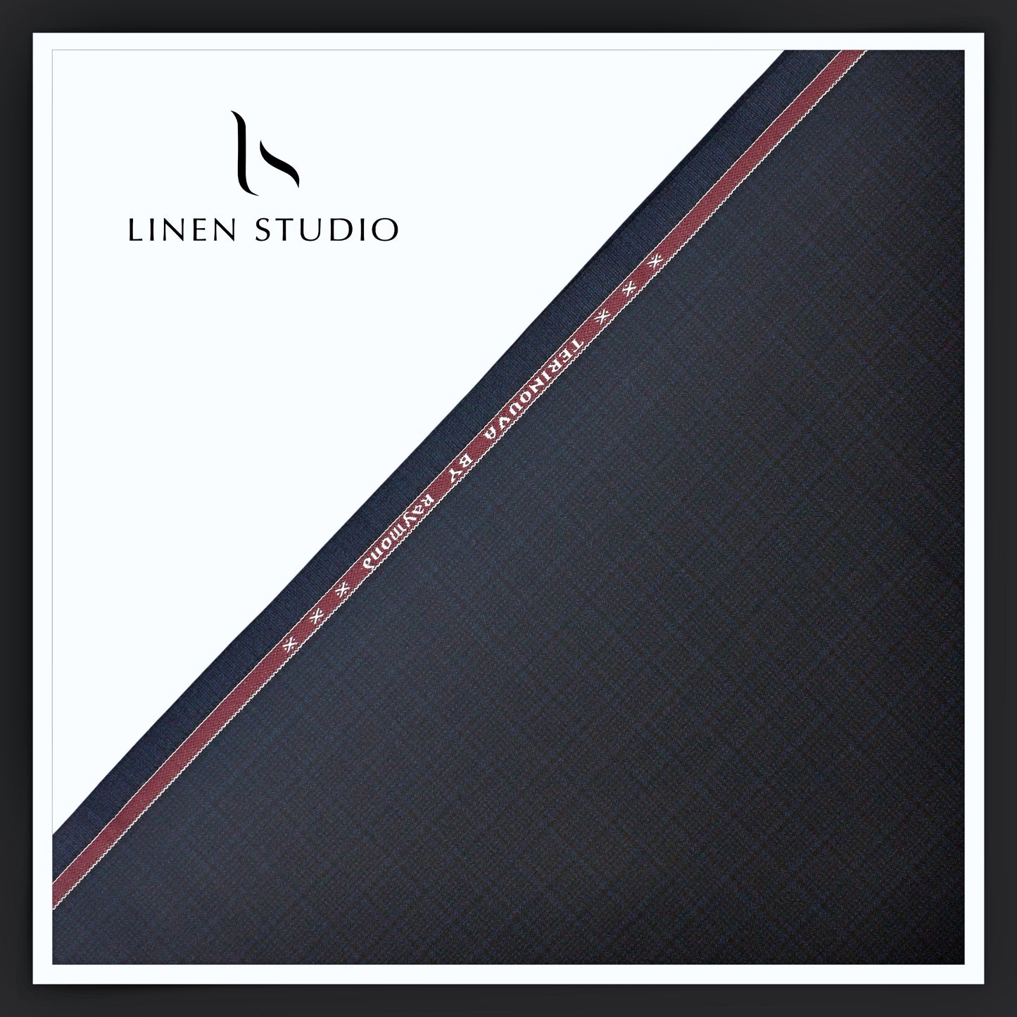 Raymond Poly Wool Blended Wrinkle Free Suiting - Blue Checks (NEW) (Fastest Selling)