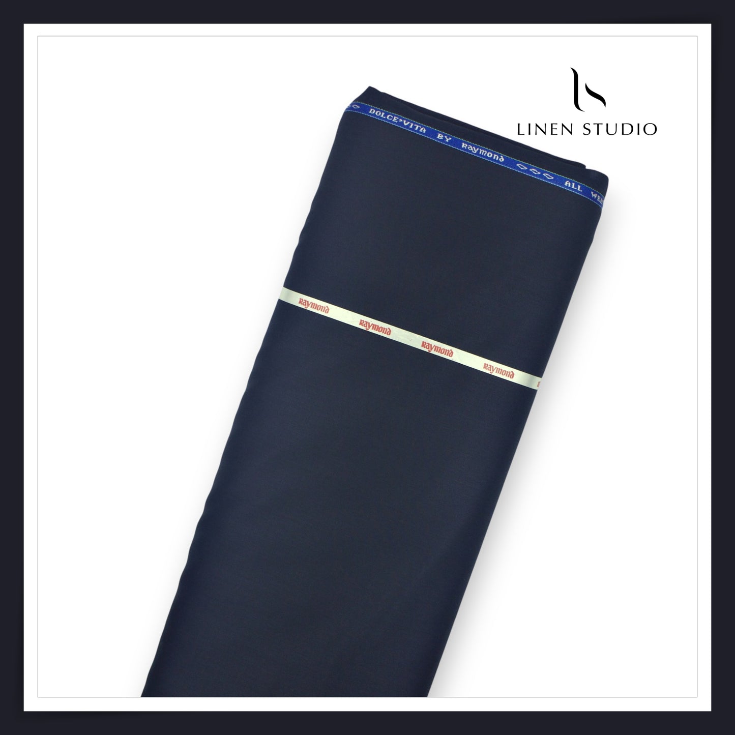 Raymond Poly Wool Blended Suiting - Dark Blue (NEW) (Premium)