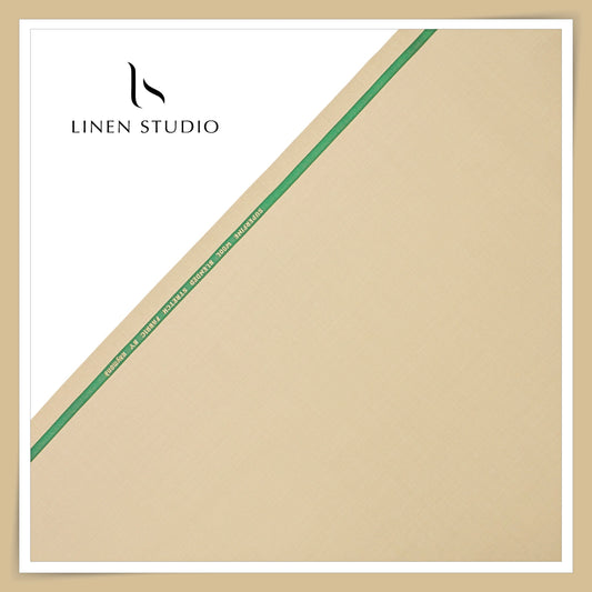 Raymond Poly Wool Spandex Blended Suiting - Light Apricot (NEW) (STRETCH)