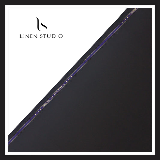 Raymond PolyViscose Spandex Wrinkle Free Suiting - Purplish Blue (NEW) (Darkest)