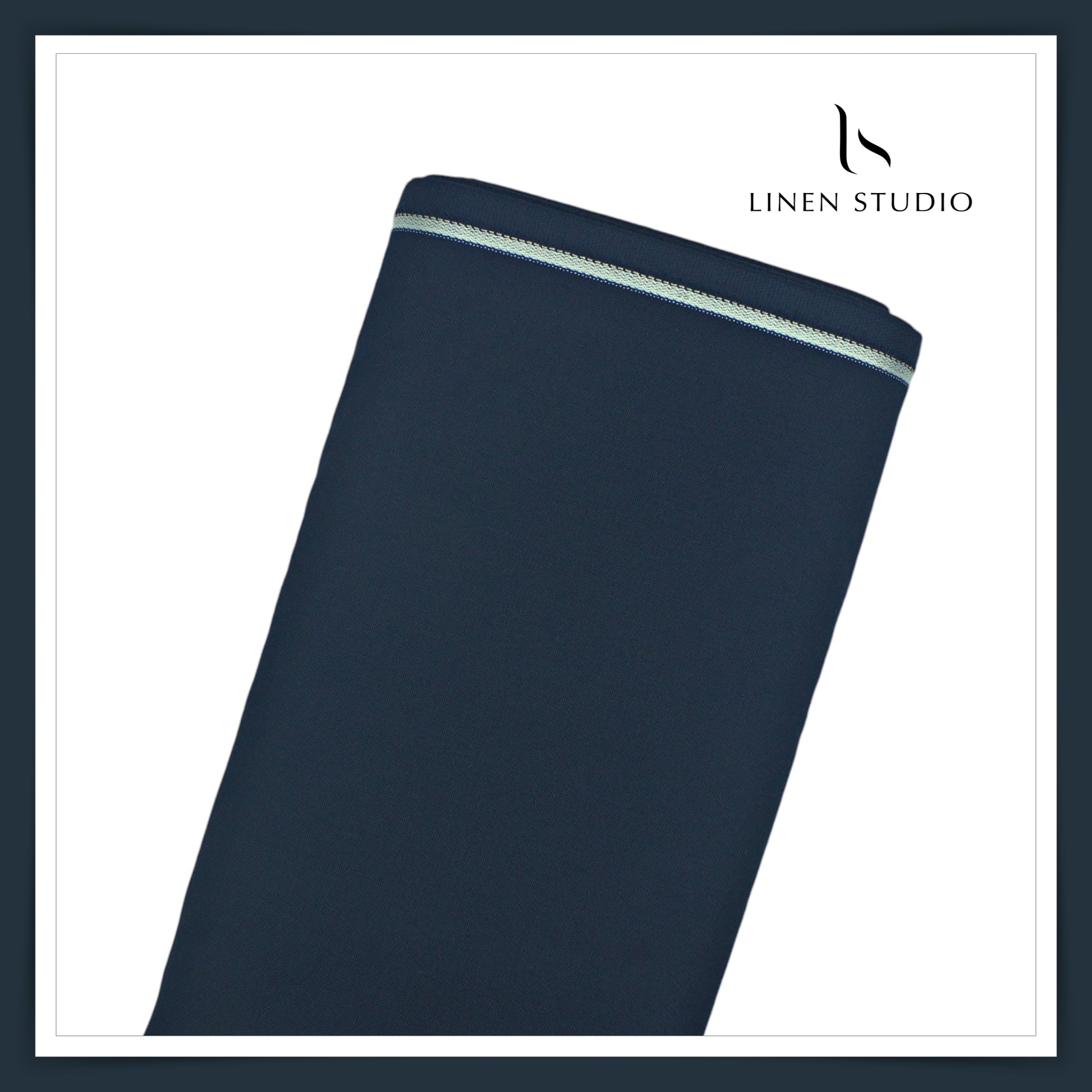Raymonds Sapphire - Ink Blue (thick matty suiting) - Linen Studio