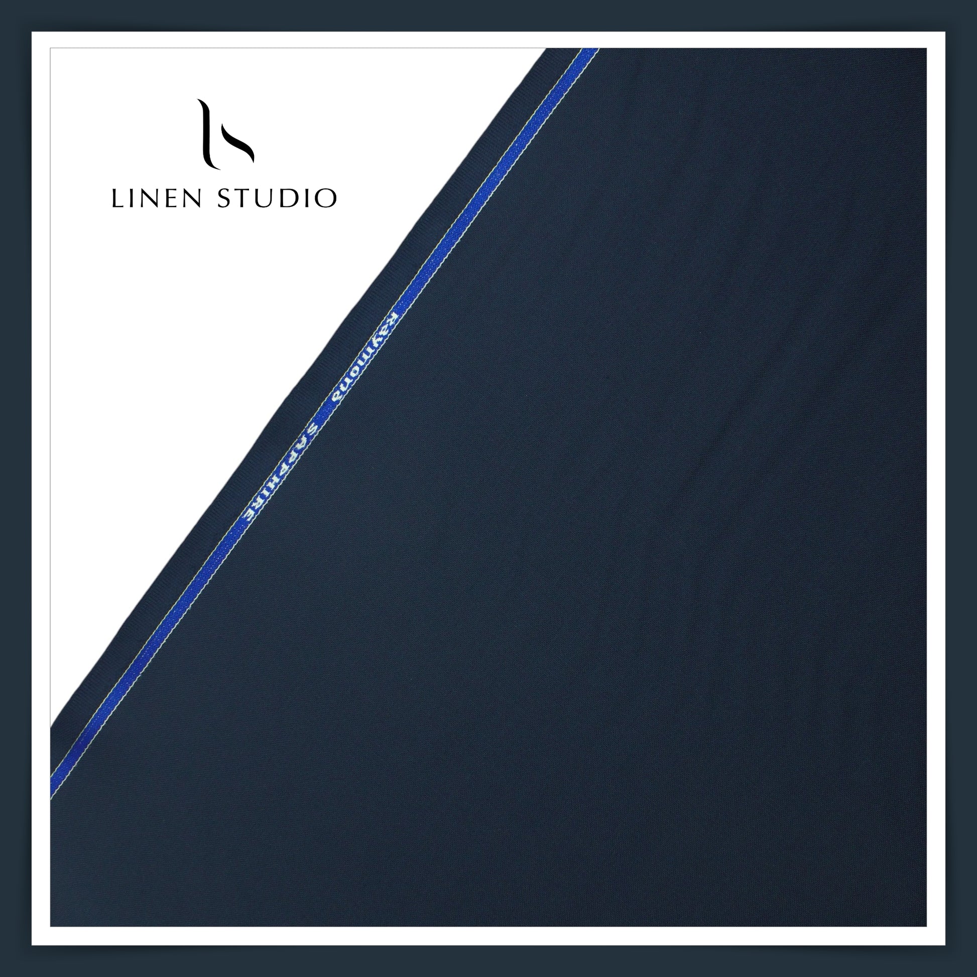 Raymonds Sapphire - Ink Blue (thick matty suiting) - Linen Studio