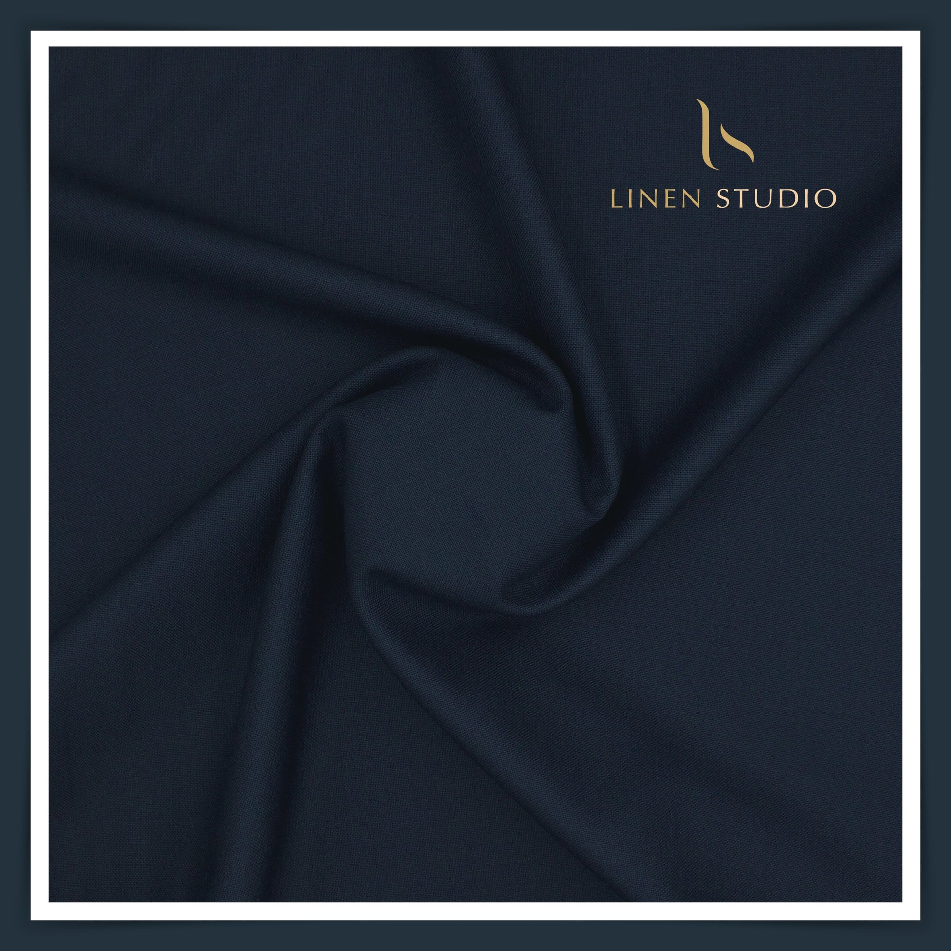 Raymonds Sapphire - Ink Blue (thick matty suiting) - Linen Studio