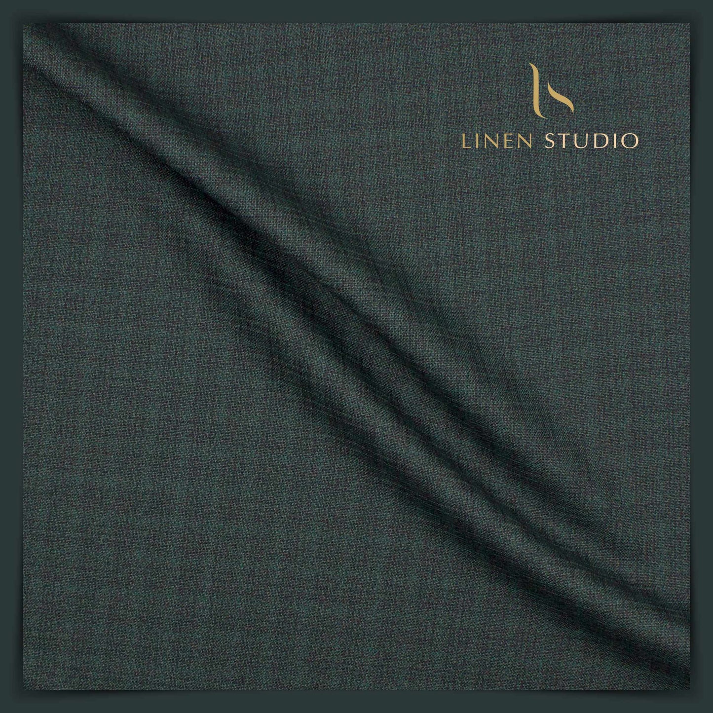 Raymonds Sapphire - Jade Green - Linen Studio