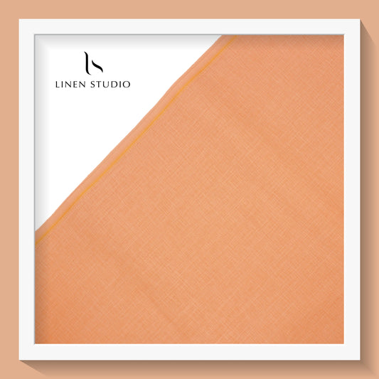 Linen look Remi - Orange - Linen Studio