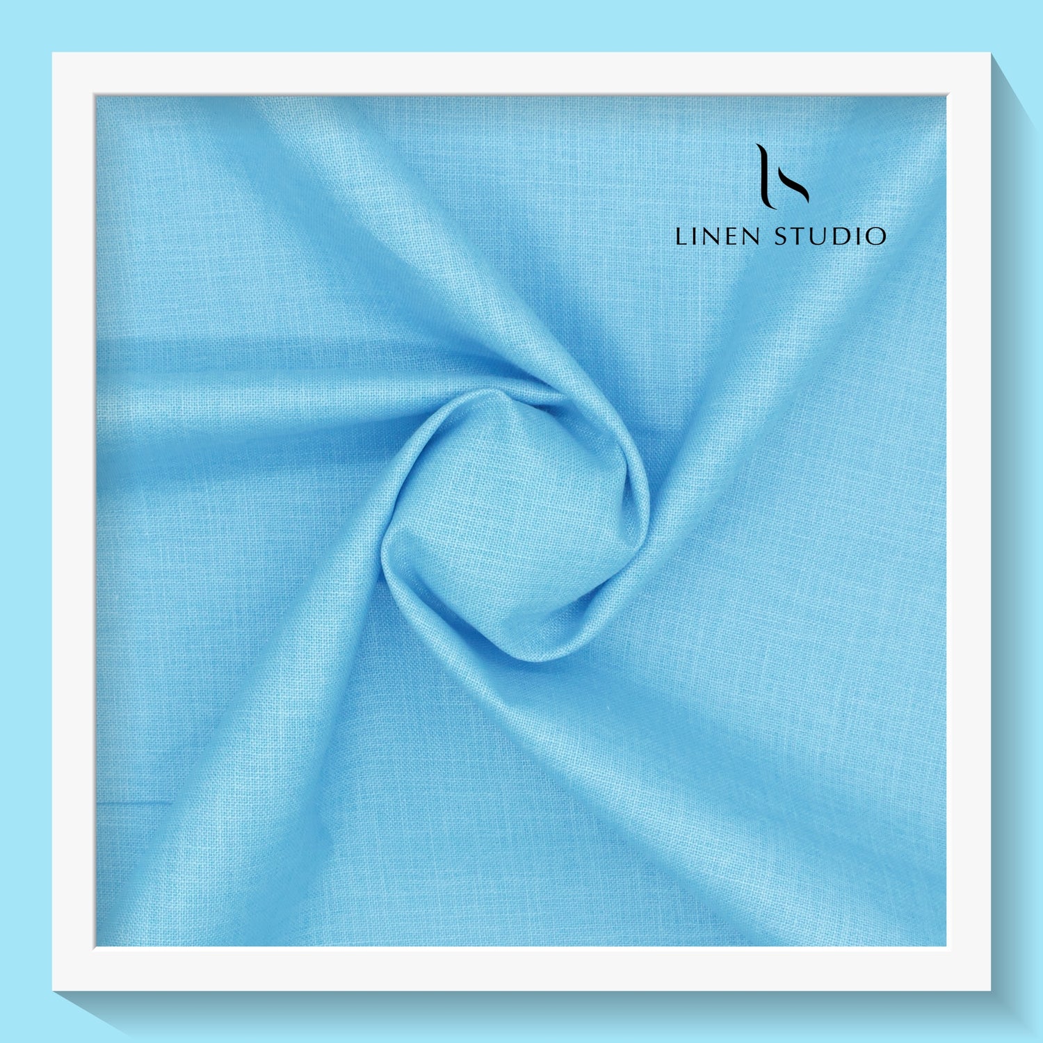 Linen look Remi - Blue - Linen Studio