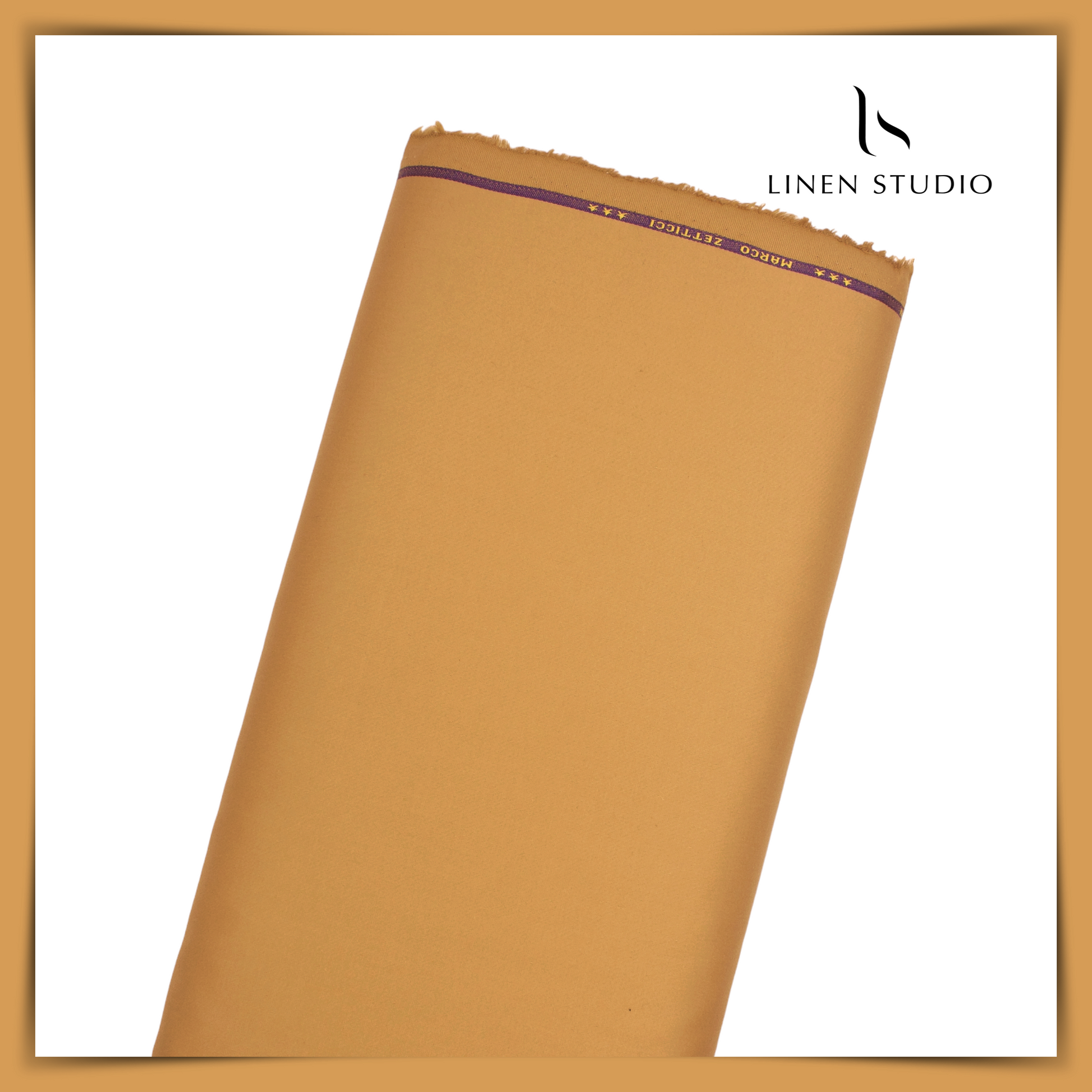 100% Giza Cotton Stretchable Suiting - 03 - Linen Studio